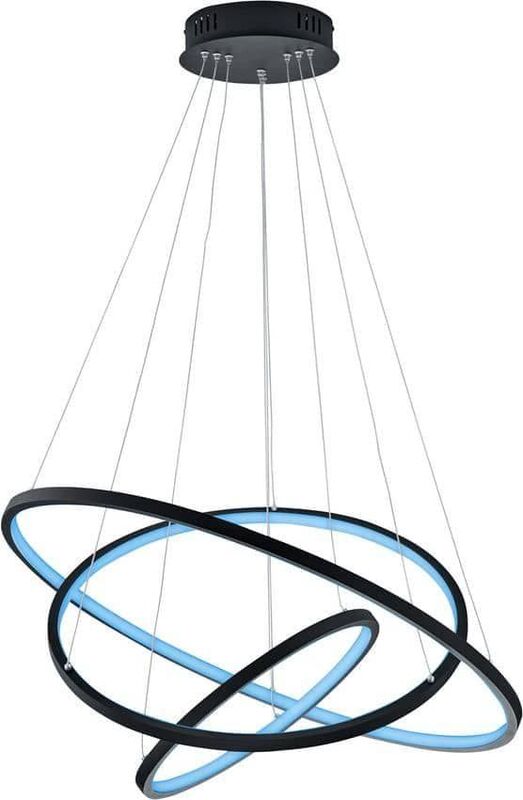 Trio Lighting Pendelleuchte Hängelampe LED WiZ smart anthrazit Aaron dimmbar - 4017807473308