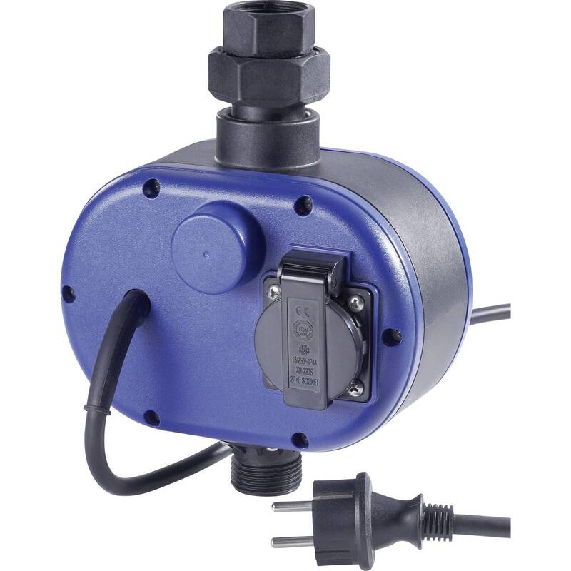 Renkforce Wasser-Druckschalter 230V 10A 10bar IP44 1" Anschluss 4800l/h - 4016138863222
