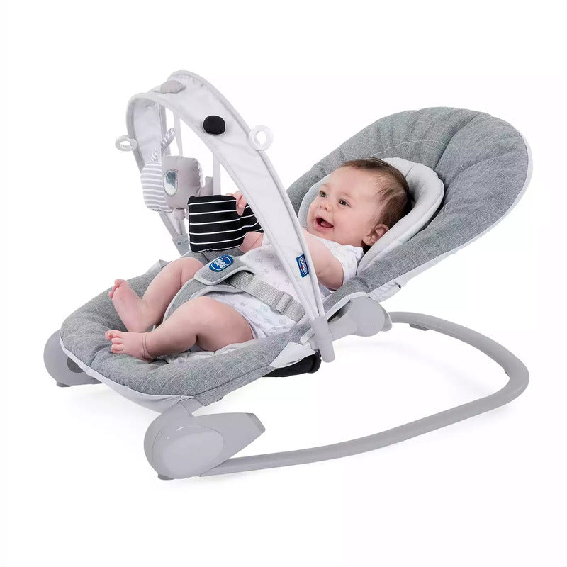chicco Wippe Hooplà Titanium Babywippe Babyschaukel Schaukel Baby - 8058664125050