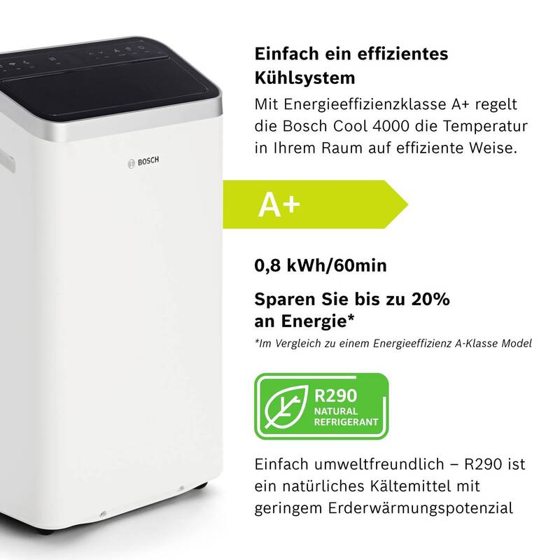Bosch Cool 4000 Monoblock-Klimagerät Klimaanlage Klimagerät Kühlanlage Klima - 4062321786687