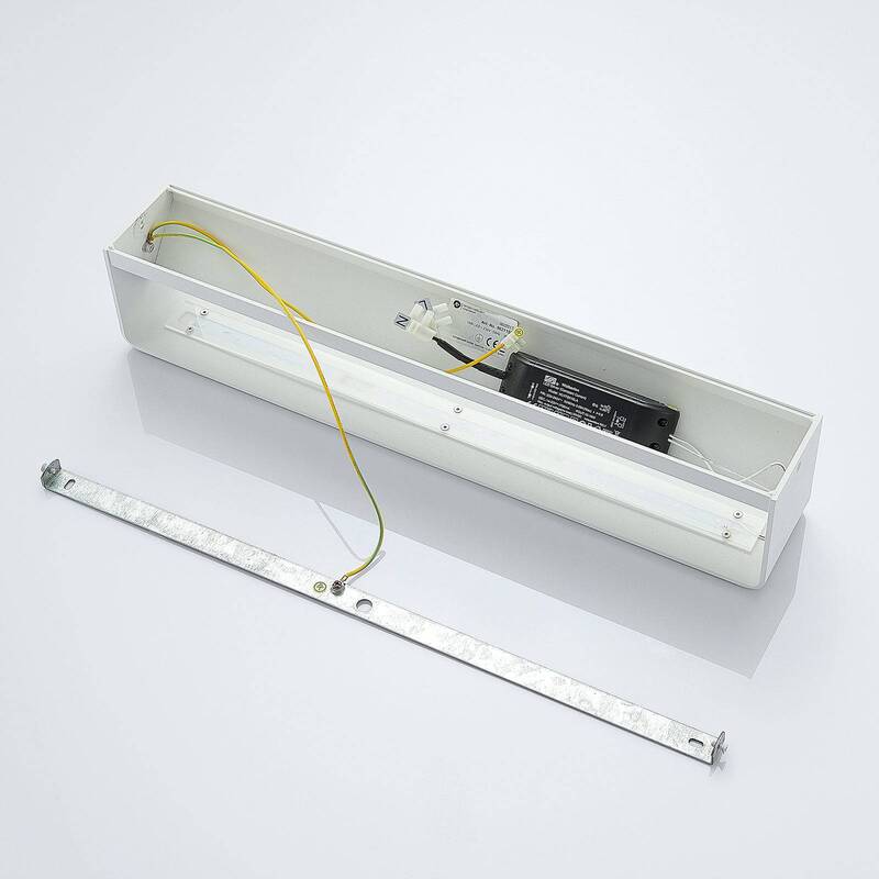 Lindby Wandleuchte Wandlampe LED Leuchte weiß Metall Lonisa warmweiß Wohnzim652 - 4251096530018