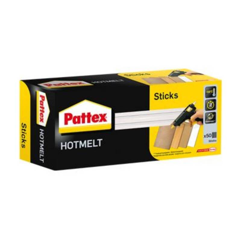Pattex PTK1 Heißklebesticks 11x200mm Transparent 1000g Silikonfrei - 4015000075992