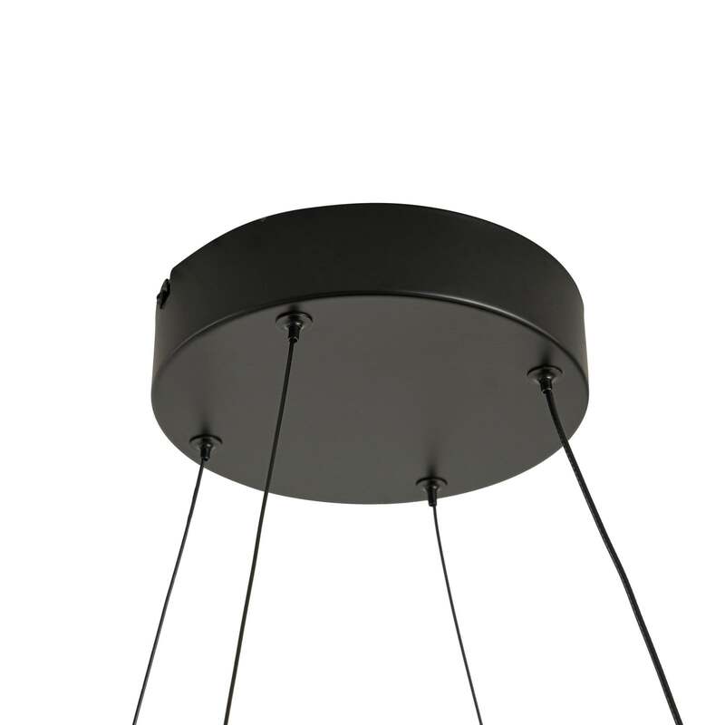 Lucande LED Hängeleuchte Pendelleuchte Beleuchtung schwarz dimmbar 100cm - 4255830903779
