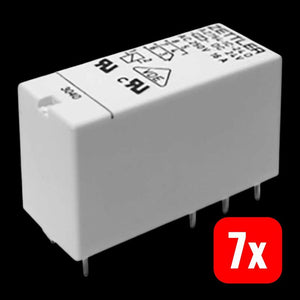 7x B-Ware Zettler Electronics Printrelais AZ764-1A-24D Schütz 24V 16A 1 Schließer 480W