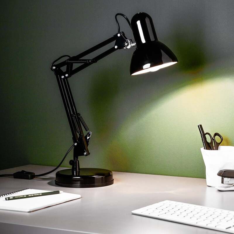 Brilliant Schreibtischlampe Tischlampe Henry LED Lampe Leuchte schwarz Höhe 50cm - 4004353102721