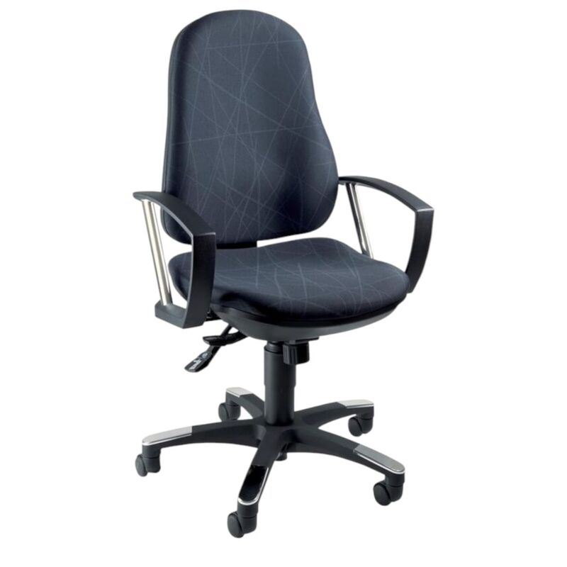TOPSTAR Drehstuhl Bürostuhl Trend 10 schwarz ergonomisch Lendenwirbelstütze - 4014296987910