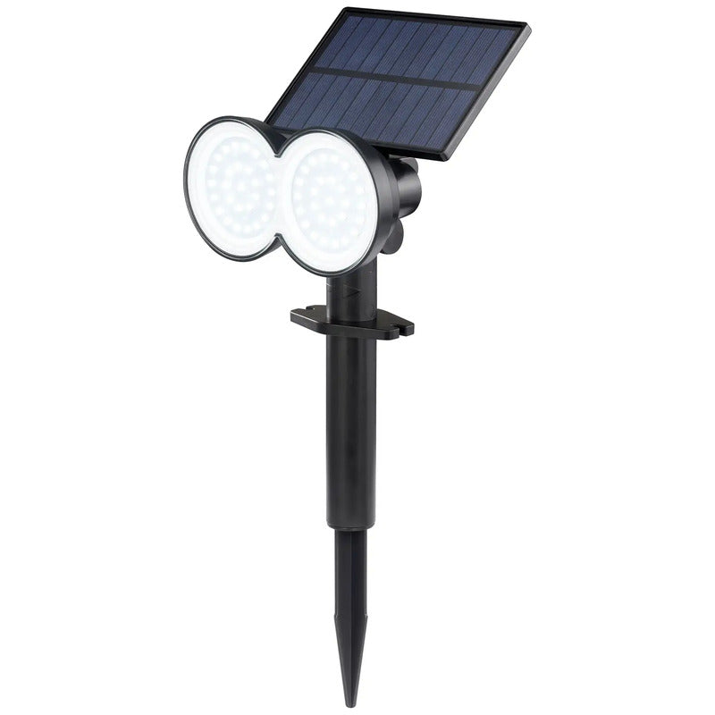 Sygonix Solar-Spot Gartenleuchte SMD LED 0.9W Lichtaustritt einstellbar schwarz - 4064161258294
