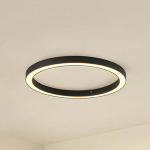 B-Ware Lucande Deckenleuchte Lampe LED schwarz Fernbedienung dimmbar Eisen Kunststoff