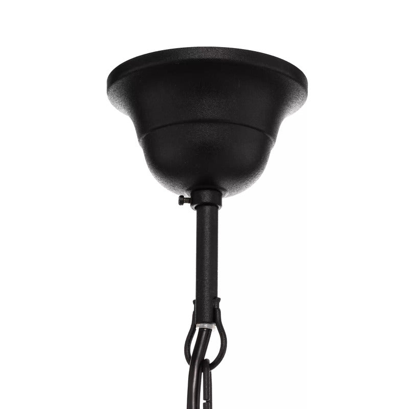 Kronleuchter Candela schwarz 5-flammig Lampe Deckenlampe Deckenleuchte Strahler - 8030626543294