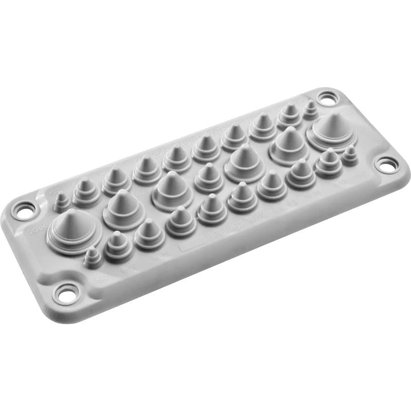 Schneider Electric Kabeldurchführung Thermoplastisches Elastomer Lichtgrau - 3606480169052