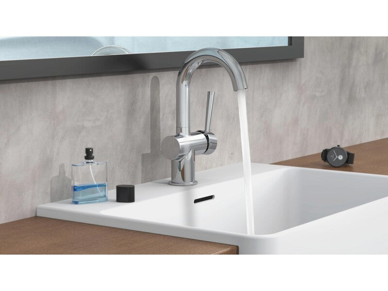 SCHÜTTE Waschtischarmatur Cornwall Einhebelmischer chrom Mischbatterie Bad 150° - 4008431790107