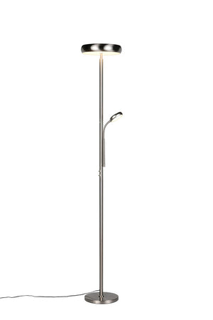 B-Ware Reality R45741107 Palermo LED Stehleuchte 5W ⌀28cm dimmbar Nickel Matt CCT einst