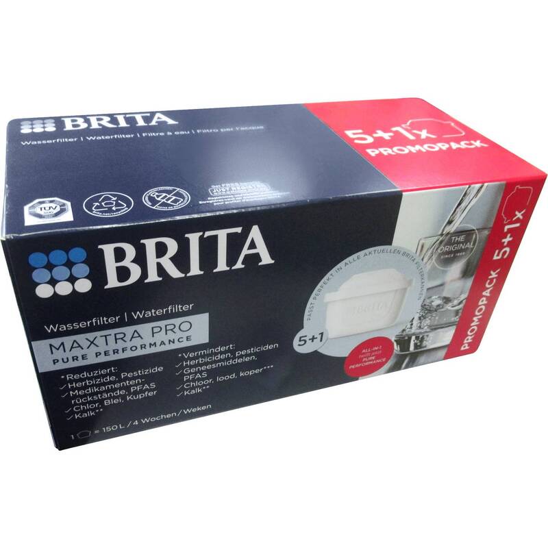 Brita Wasserfilter Kartusche Filter Maxtra Pro Weiß Tischwasserfilter 6er-Pack - 4006387120559