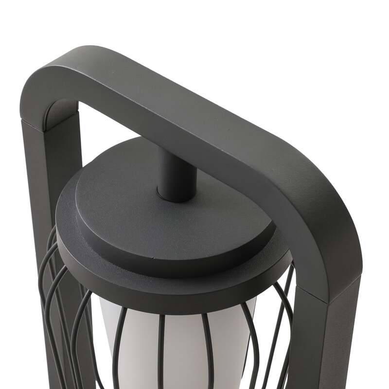 Lucande Wegeleuchte Chandan LED Gartenleuchte dimmbar anthrazit 90cm Aluminium - 4251911764338