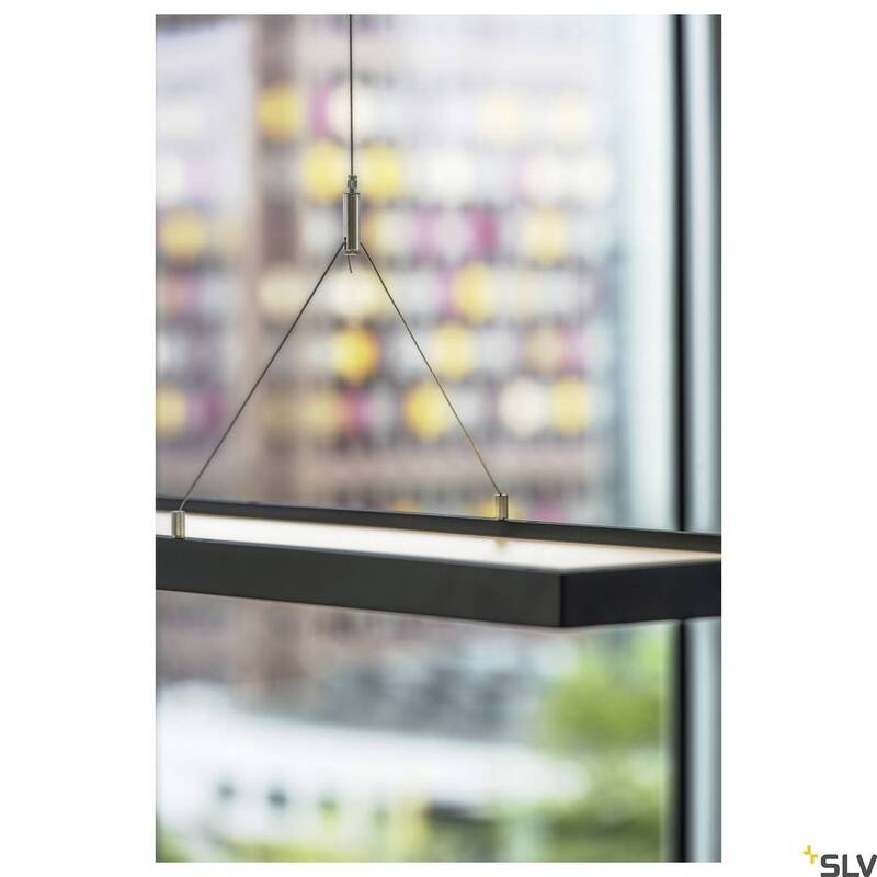SLV Hängeleuchte Pendelleuchte LED Büro Lampe schwarz Aluminium Worklight - 4024163254595