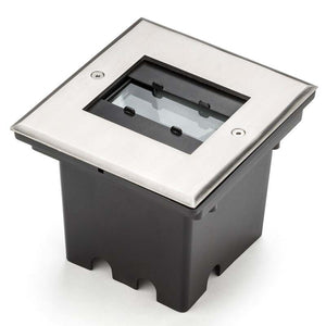 B-Ware Konstsmide LED Bodeneinbauspot Malte Gartenleuchte Edelstahl 6W warmweiß IP65