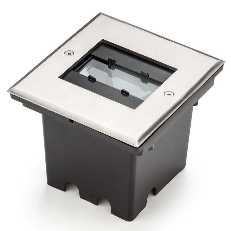 Konstsmide LED Bodeneinbauspot Malte Gartenleuchte Edelstahl 6W warmweiß IP65 - 7318307960310