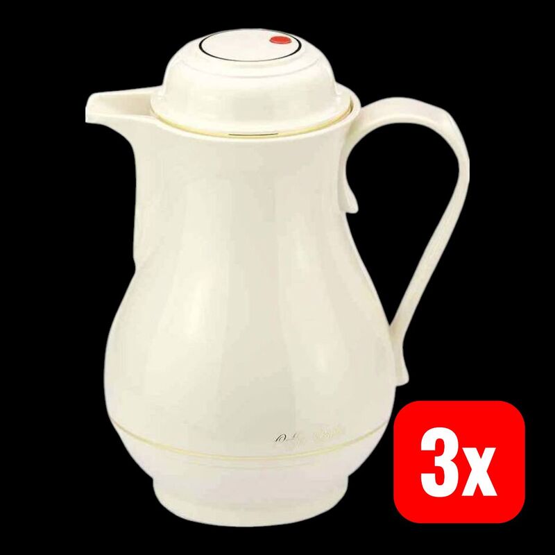 Rotpunkt Isolierkanne Teekanne Kaffeekanne Weiß 1l Tee Zubehör Praktische Lösung - 4007389330007