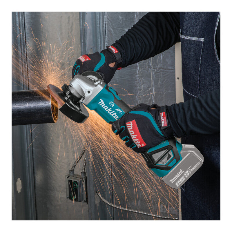 Makita Winkelschleifer DGA513Z Akku Trennschleifer 18V 125mm 3000-8500min-1 blau - 0088381853590
