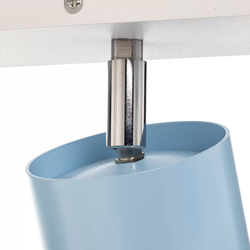Deckenstrahler Cloudy fünfflammig blau Deckenlampe Deckenleuchte Lampe Leuchte - 5902693776086