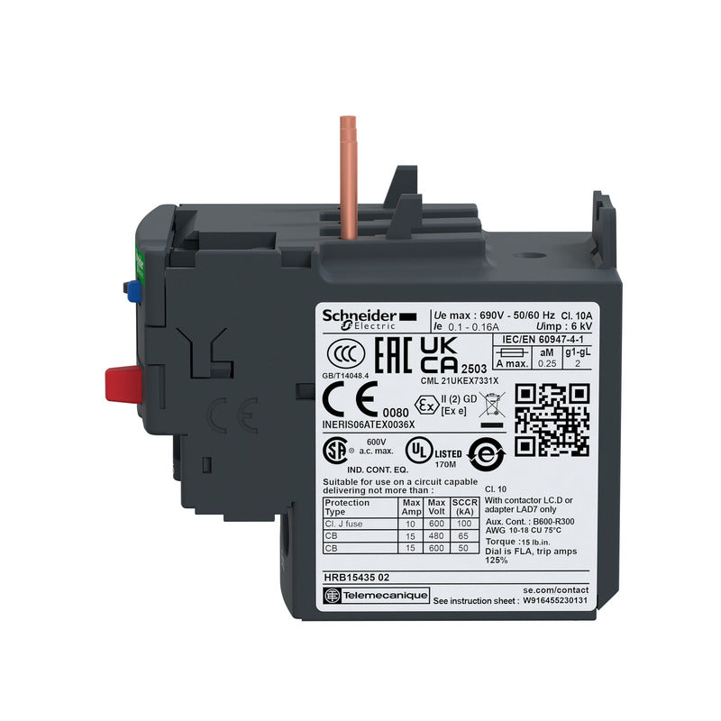 Schneider Electric LRD07 Leistungsrelais Motorschutzrelais Relais - 3389110346770