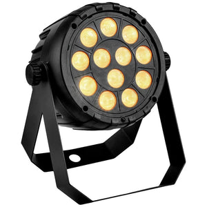 B-Ware EUROLITE LED PARty Spot Silent RGB/WW 12x5W DMX Scheinwerfer Schwarz 17W