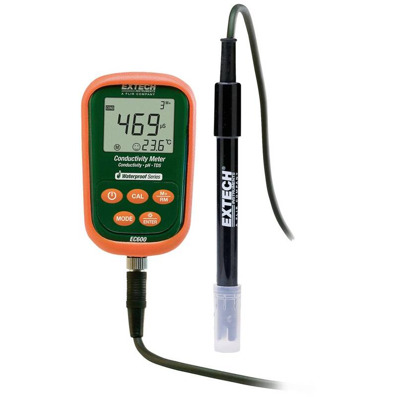 Extech Messgerät Kit pH Meter Leitfähigkeit Temperatur Wasserlabor vollständig - 0793950156001