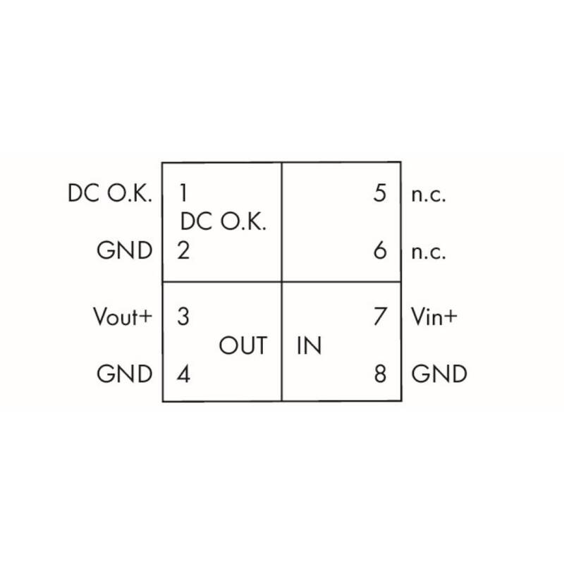 WAGO DC/DC-Wandler Spannungswandler 787-2802 Stromversorgung Tragschienenmontage - 4055143407069