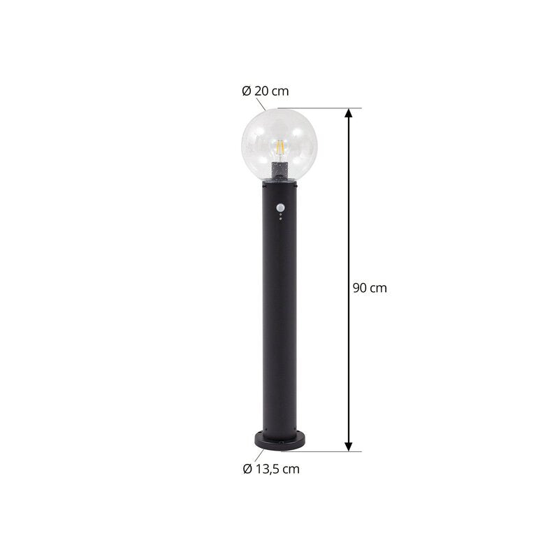 Lindby Wegeleuchte Lampe Wegleuchte Sensor Glas klar Dangan 90 cm221 - 4251911798944