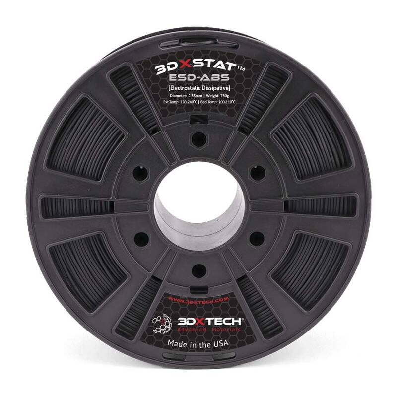 3DXTech 3D Filament 3D-Filament Druckmaterial ESD ABS 3DXSTAT 2.85 mm 750 g - 4260395365474
