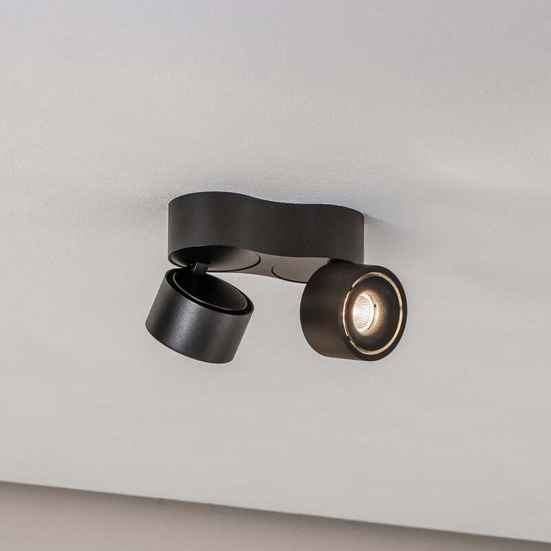 Arcchio Deckenstrahler Rotari LED Strahler dimmbar schwarz 1240lm 2-flg 34° - 4251911785463