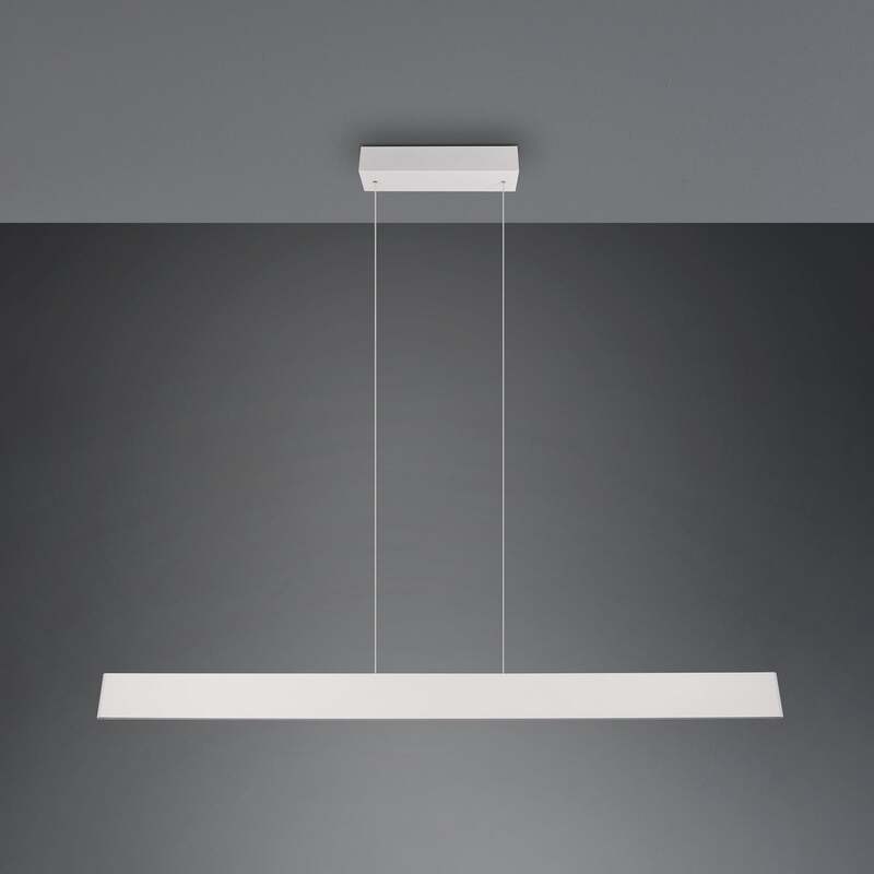 Trio Lighting Hängeleuchte Pendelleuchte LED Galway hellgrau dimmbar Touch CCT - 4017807616682
