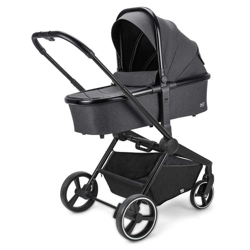 B.O. StartKlar Kinderwagen Buggy Comet Black Melange Sportwagen 5-Punkt-Gurt - 4016428011135