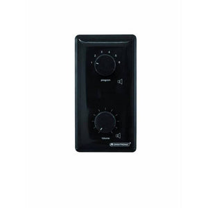 B-Ware Omnitronic ELA-Lautstärkeregler Programmwähler Schwarz Einbau 45W 6 Programme