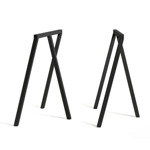 B-Ware HAY Loop Tischböcke Gestell Stand Frame Tischbein schwarz H72cm Set 2 Stück
