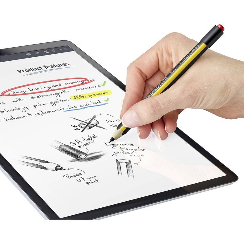 Staedtler Digitaler Stift Noris Jumbo Schwarz/Gelb 0,7mm 4096 Druckstufen - 4007817073933