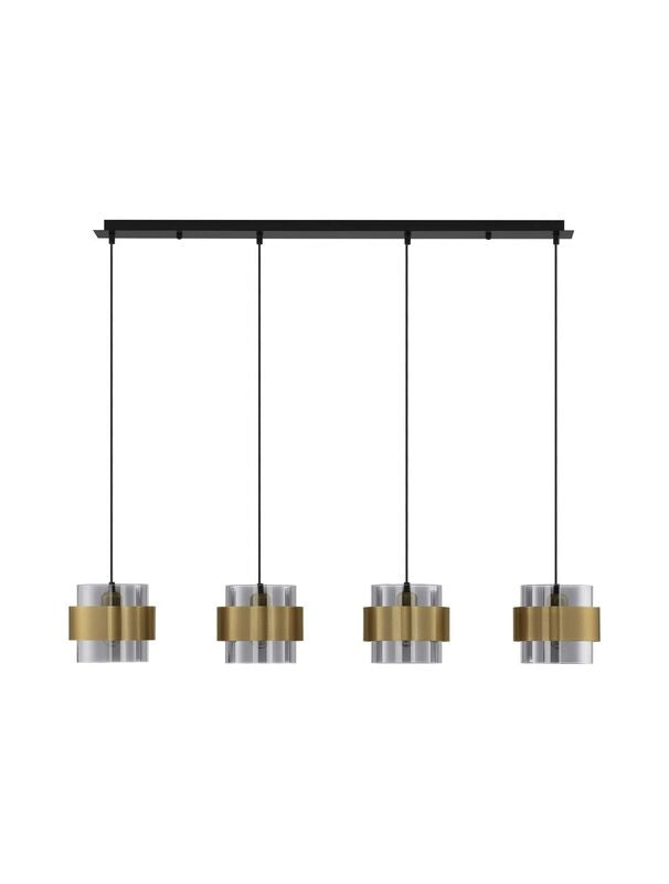 Nova Luce Pendelleuchte Hängeleuchte SIANNA E27 LED 4-fach Gold SIEHE TEXT/FOTO - 5212017445421