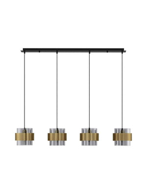 B-Ware Nova Luce Pendelleuchte Hängeleuchte SIANNA E27 LED 4-fach Gold SIEHE TEXT/FOTO