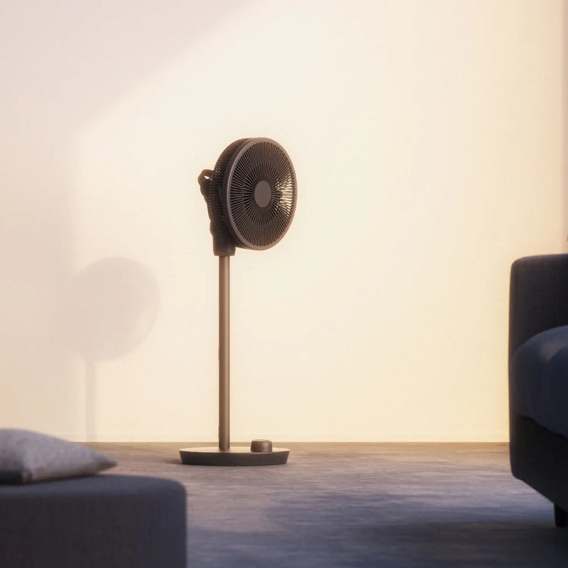 ELL Breeze Dual Ventilator 2-in-1 Standventilator Tischventilator anthrazit - 5714652001425