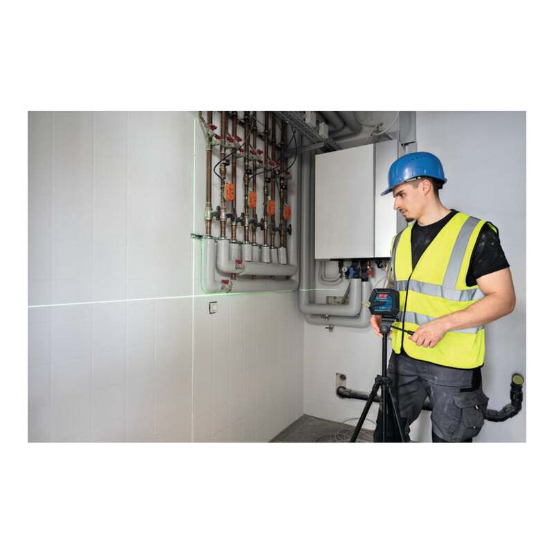 Bosch Linienlaser GLL 20-22 G Nivelliergerät Baustativ BT 150 Professional IP65 - 4053423303322