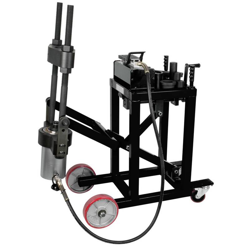 KS Tools Achsschenkelbolzen-Presse 75t 29-tlg mit Hülsen-Satz Werkstattgerät - 4042146754436
