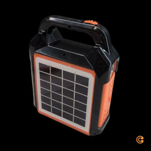 B-Ware easymaxx Security Solar-Powerbank 4500mAh 18W Akku Ladegerät schwarz mobil