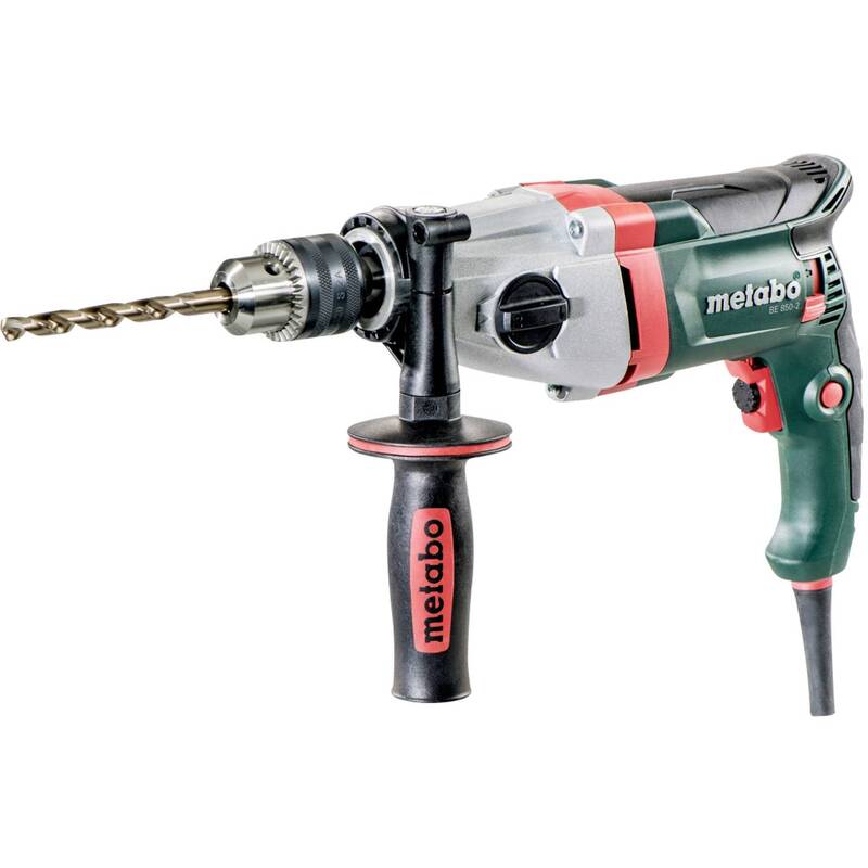 Metabo Bohrmaschine Drehmaschine 2-Gang-Linkslauf 850 W Zusatzhandgriff - 4007430314314