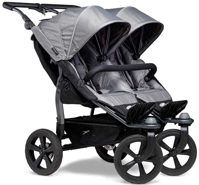 TFK Kinderwagen Duo Sport Sportwagen Reisebuggy Buggy Kinder-Wagen Luftrad grau - 4260484178404