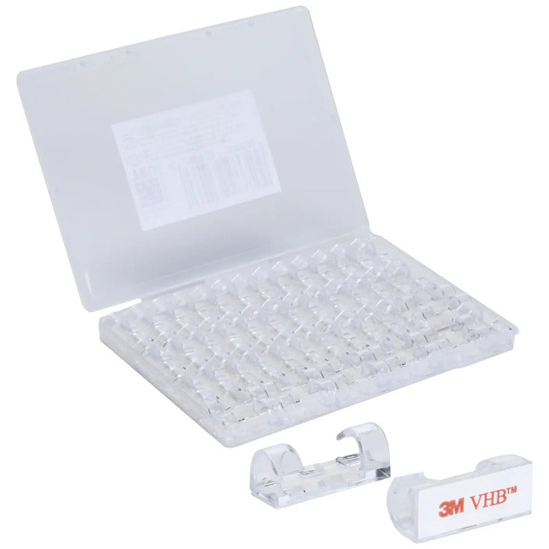 TRU COMPONENTS Kabelhalter selbstklebend TC-12888576 50 Stück Transparent 5-9mm - 4260732286509
