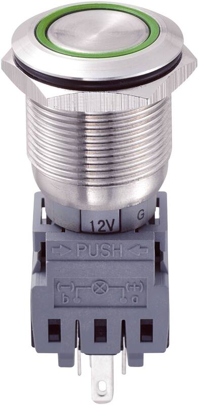 TRU COMPONENTS 701918 LAS1-BGQ-11ZE/G/12V Vandalismusgeschützter 10 STÜCK - 4064161296258