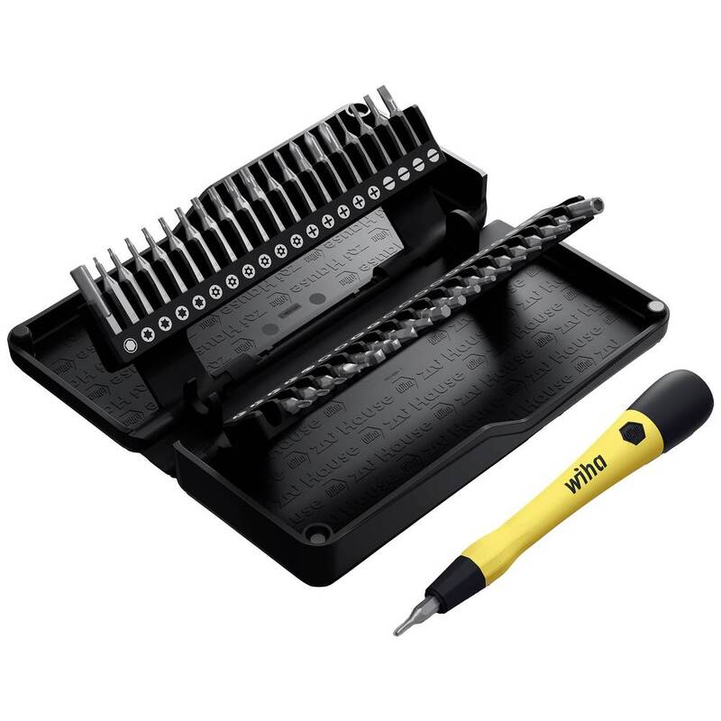 Wiha zai Hause 44624 Bit-Set 42teilig Feinmechanik Schraubendreher Bit-Set - 4010995446246