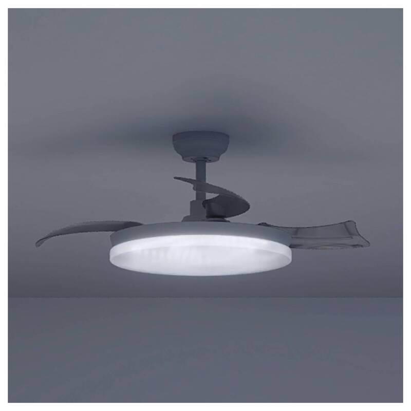 Philips LED Deckenventilator Solr 32W Dimmbar mit Fernbedienung weiß 150m³/h - 8721103103130