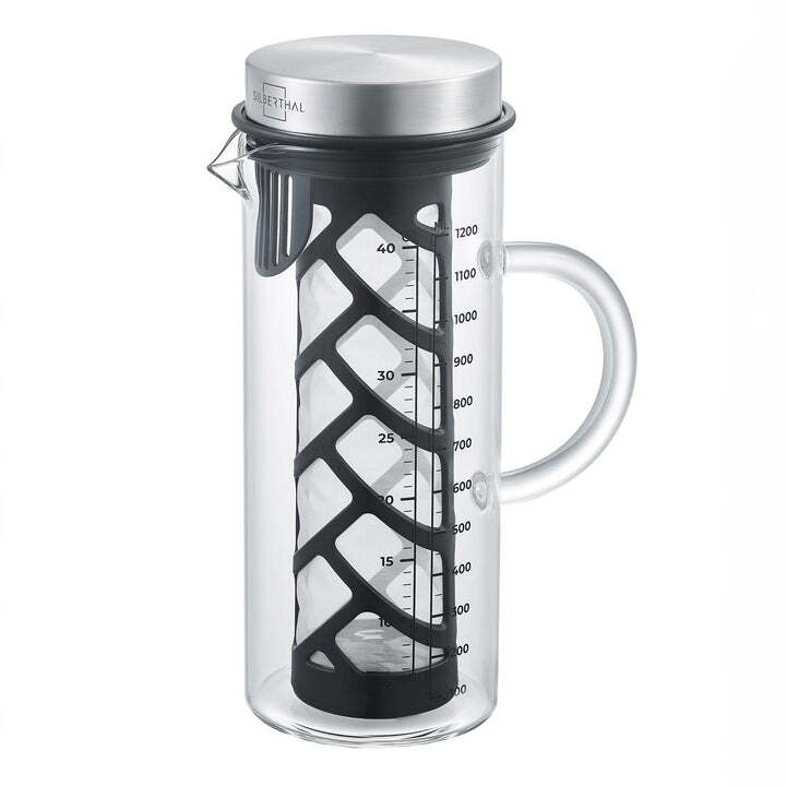 Cold Brew Karaffe 2.0 Kaffeebereiter Glaskanne Cold Brew Kaffee Filter 1,3 L - 4260470462203