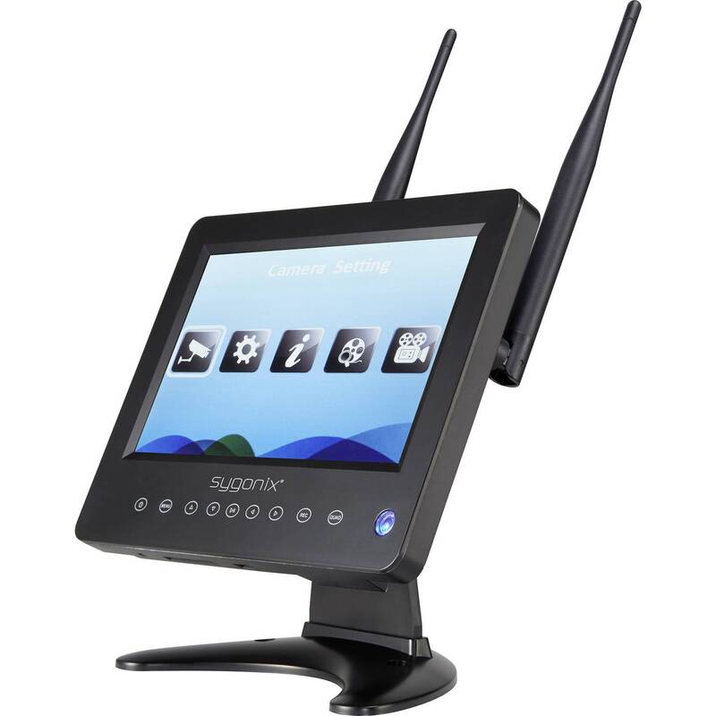 Sygonix Funk-Überwachungskamera Set 4-Kanal CMOS wetterfest 1280x720 IP65 150m - 4064161088945